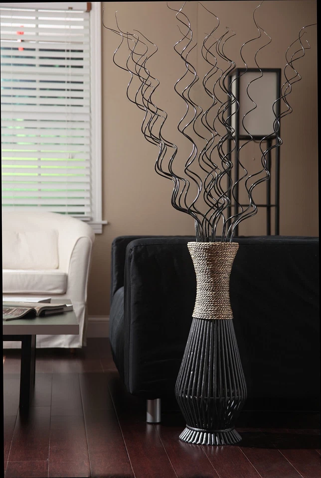 Tall Wood Floor Vase 26" High. Ideal Gift for Wedding, Special Occasions, Hom... - Image 2 of 4