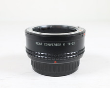 Pentax K T6-2X Rear Teleconverter 2X Converter Pentax K Mount w/ Rear Cap Tested