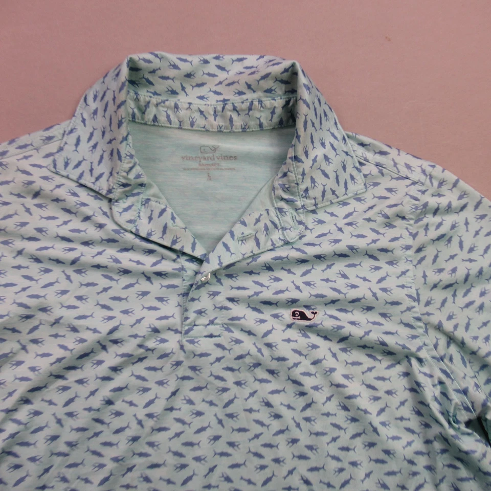 Camisa Vineyard Vines Niños Polo Grande Manga Corta Ligera Informal Foto 2 de 4
