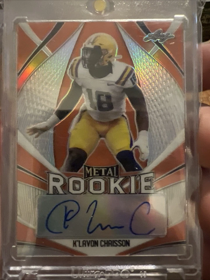 K’lavon Chaisson 2020 Metal Draft Autos Includes 1/1  4/5  2/7  5/10  11/20 4/25 - Image 4 of 4