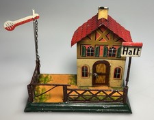 Kolorowa wesela! Märklin Starożytna skala 0 lub 1 itp. Strażnik kolejowy ręcznie malowany!