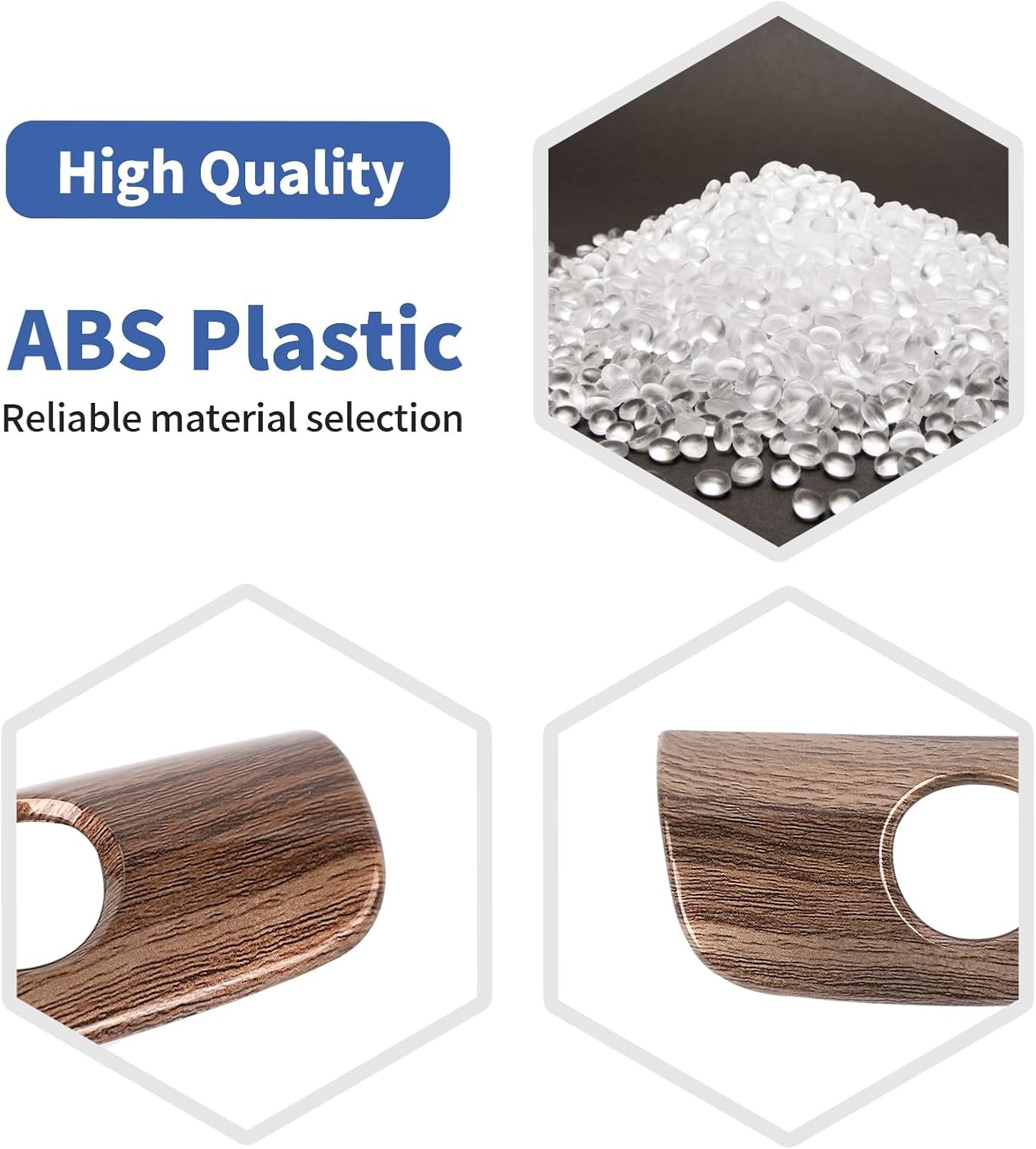 Center Console Armrest Keyhole Cover Trim for Wrangler JK JKU 2011-2017 Brown Wo thumbnail 3