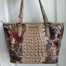 Brahmin Medium Asher Tote Chrysanthemum Ombre Melbourne Leather