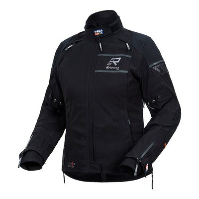 Women's Touring Motorcycle Jacket Rukka Raptorina JKT Black/White 990