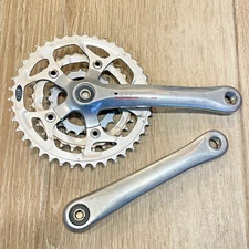 Vintage Sugino XD2 Triple Crank Arms 175mm 42/32/22t Girvin ProFlex MTB Bike