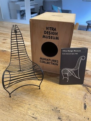 Vitra Design Museum Miniatur Dubreuil Spine Chair, Metall