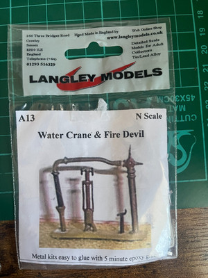 Langley Models - Wasserkran & Feuerteufel - Spur N