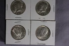 Lit Of 4 - 1964 Kennedy  Half Dollar - 90% Silver Coins