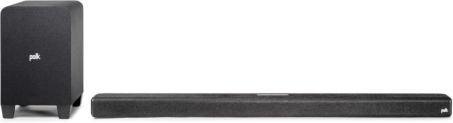 Polk Audio Signa S4 Sound Bar with Wireless Subwoofer - Dolby Atmos 3D Audio NEW