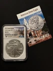 2022 $1 AMERICAN SILVER EAGLE NGC MS70 U.S. STATE SERIES DELAWARE LABEL