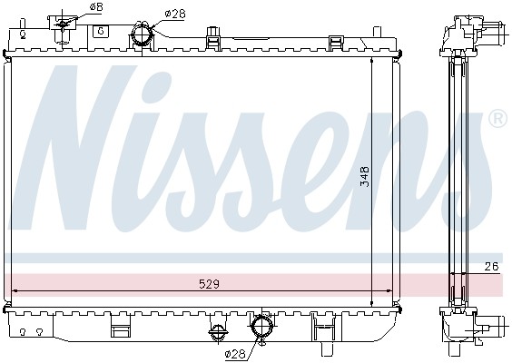 Nissens MotorküHler (62431A) FüR Mazda 323 F VI Premacy S |-image