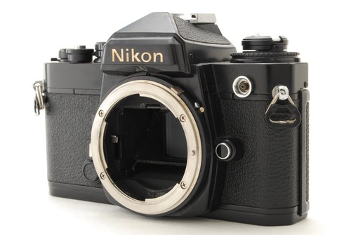 All Works[Near MINT] Nikon FE Black SLR 35mm Film Camera Body F Mount From JAPAN