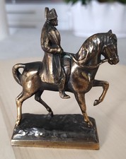 Statuette de Napoléon à Cheval / Laiton