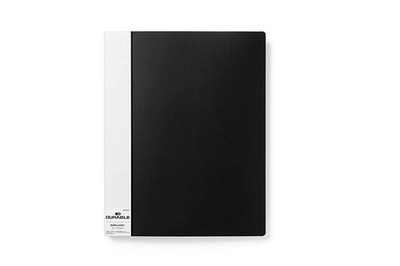 DURABLE Sichtbuch DURALOKK A4 mit 30 Sichthüllen schwarz Rückenbreite: 20 mm