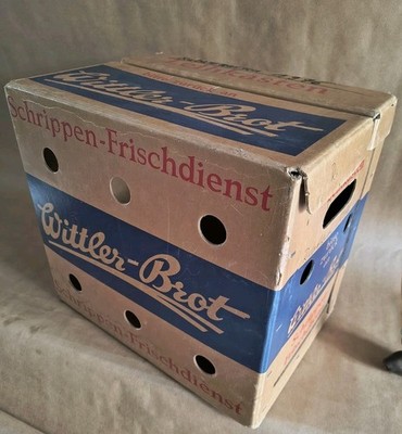 Vintage Kasten für Brot von Wittler Brot Space age Loft Atelier Remise 1970 er