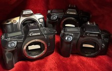 Canon Cameras Lot of 4 Bodies Only    Untested   