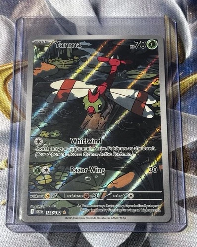 Pokémon Yanma 183/182 Sv10: Destined Rivals Illustration Rare Holo 70HP