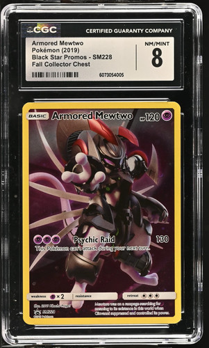 Armored Mewtwo graded CGC 8 for sale on eBay