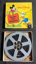 Vintage WALT DISNEY HOME MOVIES Tea For Two Hundred Super 8mm B W Silent VG 4.5