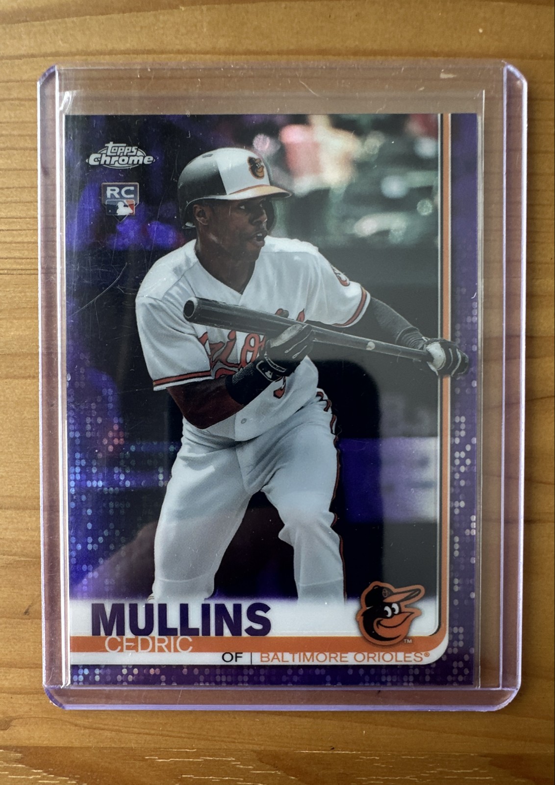 2019 Topps Chrome - Cedric Mullins #52 Purple Refractor /299 (RC)