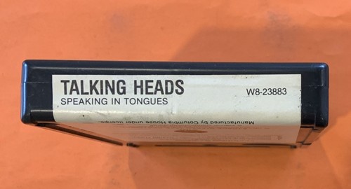 Talking Heads Speaking In Tongues Rare!! 8 track tape Tested/Serviced - Imagen 4 de 4