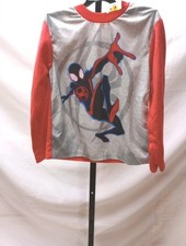 Marvel Spiderman Pajama Top Kids Size 8 Long Sleeve Shirt