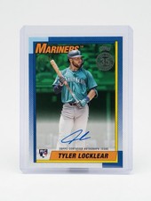 2025 Topps Update Tyler Locklear RC 1990 Auto 35th Anny /99 Mariners #90AU-TL