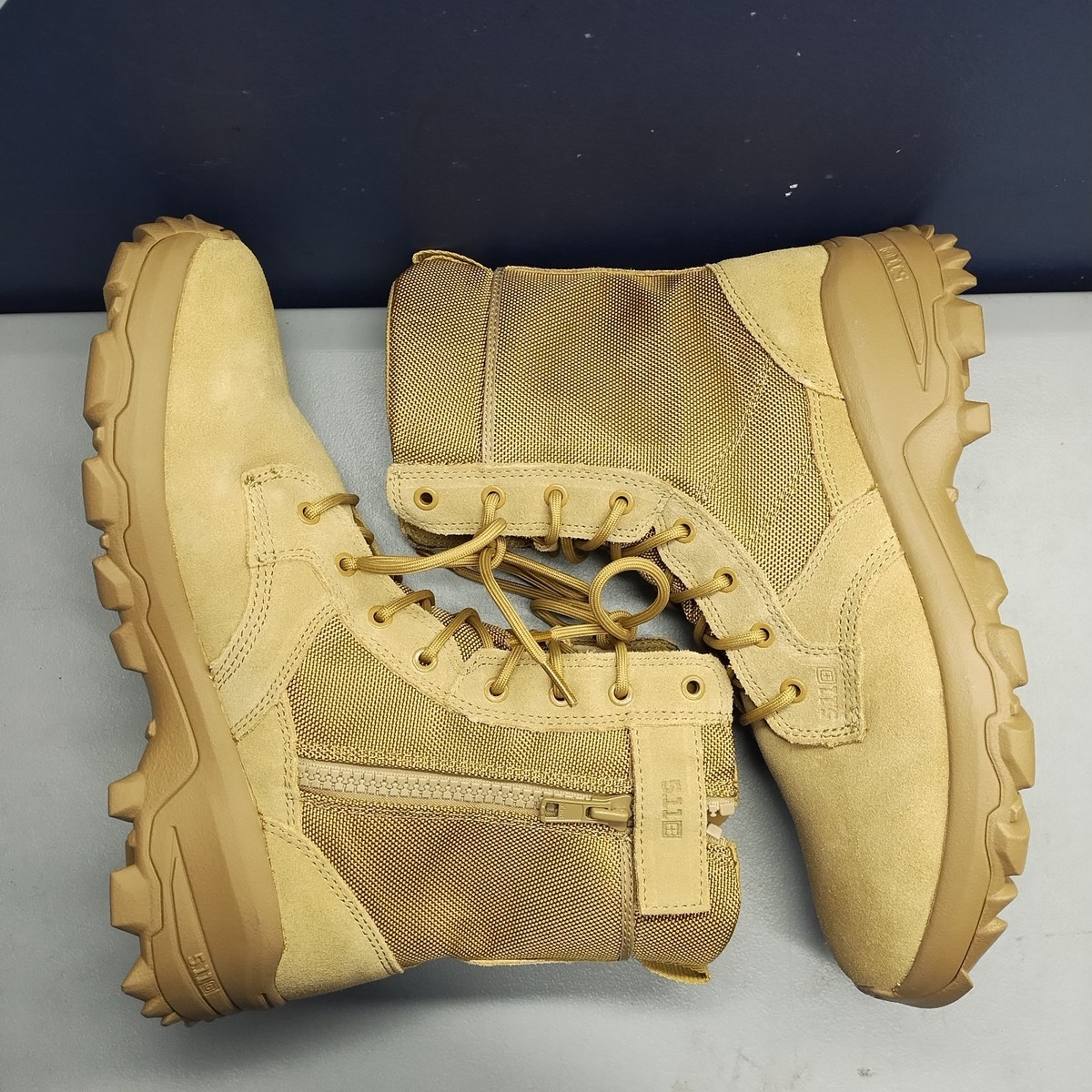 5.11 Tactical Speed 3.0 Coyote Boots Mens Size 12 Brown Slip