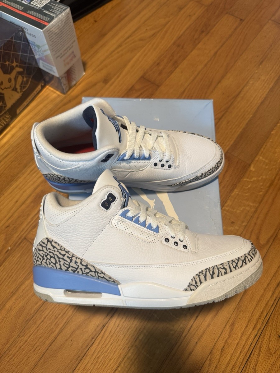 Size 9.5 - Jordan 3 Retro Mid UNC 2020 Sneakers 193154676310