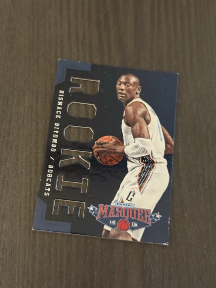 2012-13 Panini Marquee Die-Cut #350 BISMACK BIYOMBO Basketball Card ROOKIE RC - Image 4 of 4