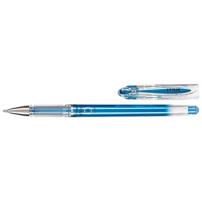Pentel Arts Slicci Metallic 0.8 mm Needle Tip Gel Pen, Metallic Blue Ink, Box...