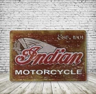 Indian Motorcycle Vintage Style Tin Bar Sign Poster Man Cave Collectible New
