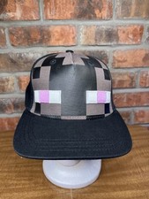 2018 Mojang Minecraft SnapBack Hat By JINX Black/ Purple Embroidered Logo OSFA