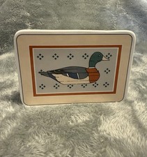 Vintage Duck Planter Napkin Holder Taiwan