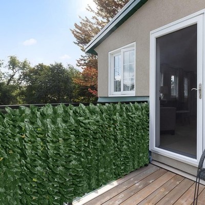Artificial Ivy Privacy Screen for Fence, 59x157in Strengthened Joint Privacy