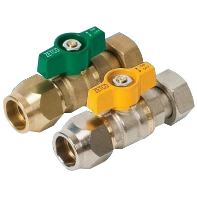 Zetco Gas Valve Kit 20mm Flared X 20mm Conetite - Picture 1 of 1
