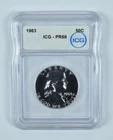 1963 Franklin Half Dollar PR68 ICG *2305