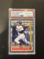 1993 Classic Best Derek Jeter Rookie Autograph Auto RC /1200 Signed PSA Rare
