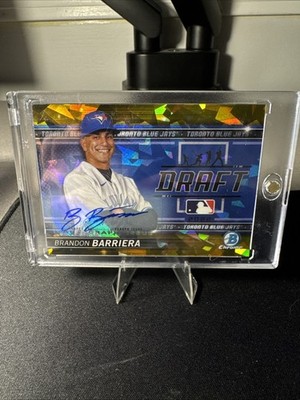 2022 Bowman Draft Chrome Draft Night Autograph Brandon Barriera /50 BDN-8