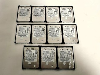 Lot Of 11 TOSHIBA 320GB SATA 7200rpm 2.5" Hard Drive MQ01ACF032 0HN7VH