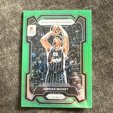 2023-24 Panini Prizm Turkish Airlines EuroLeague Prizms Green #122 Jordan Mickey