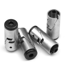 24x Konnektor für USM Haller Verbindung Rohr & Kugel Verbinder Connector -Silber