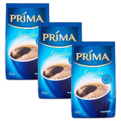  Prima Finezja Kawa mielona 500 g x 3 sztuk ZESTAWY