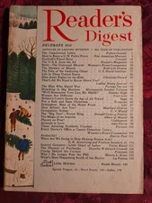 Readers Digest December 1950 Morris L Ernst Fulton Oursler Alan Devoe Alvin York