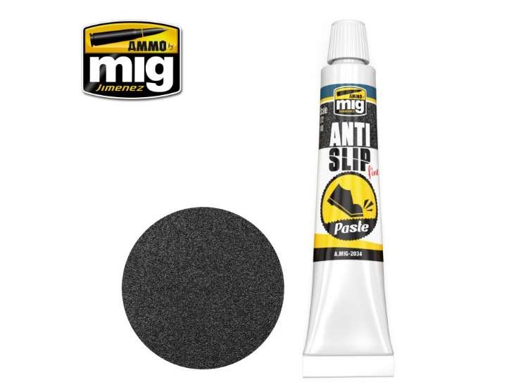 Ammo Mig A.Mig2034 20ml - Anti Slip Paste - Black