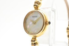 [Exc+5] Vintage Gucci 2700.2.L 20mm Shell Dial Gold Quartz Women's Watch　JAPAN