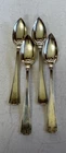 New ListingGorham Etruscan Sterling Grapefruit Spoons Set of 4 – 5 7/8" Mixed Mono  3.17 oz