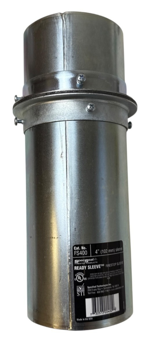 FS400 SPECSEAL FIRESTOP SLEEVE PATHWAY KIT 4" MADE IN USA 102mm