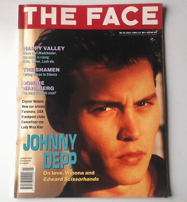 The Face Magazine, July 1991, Johnny Depp, Donnie Wahlberg, Lady Miss Kier