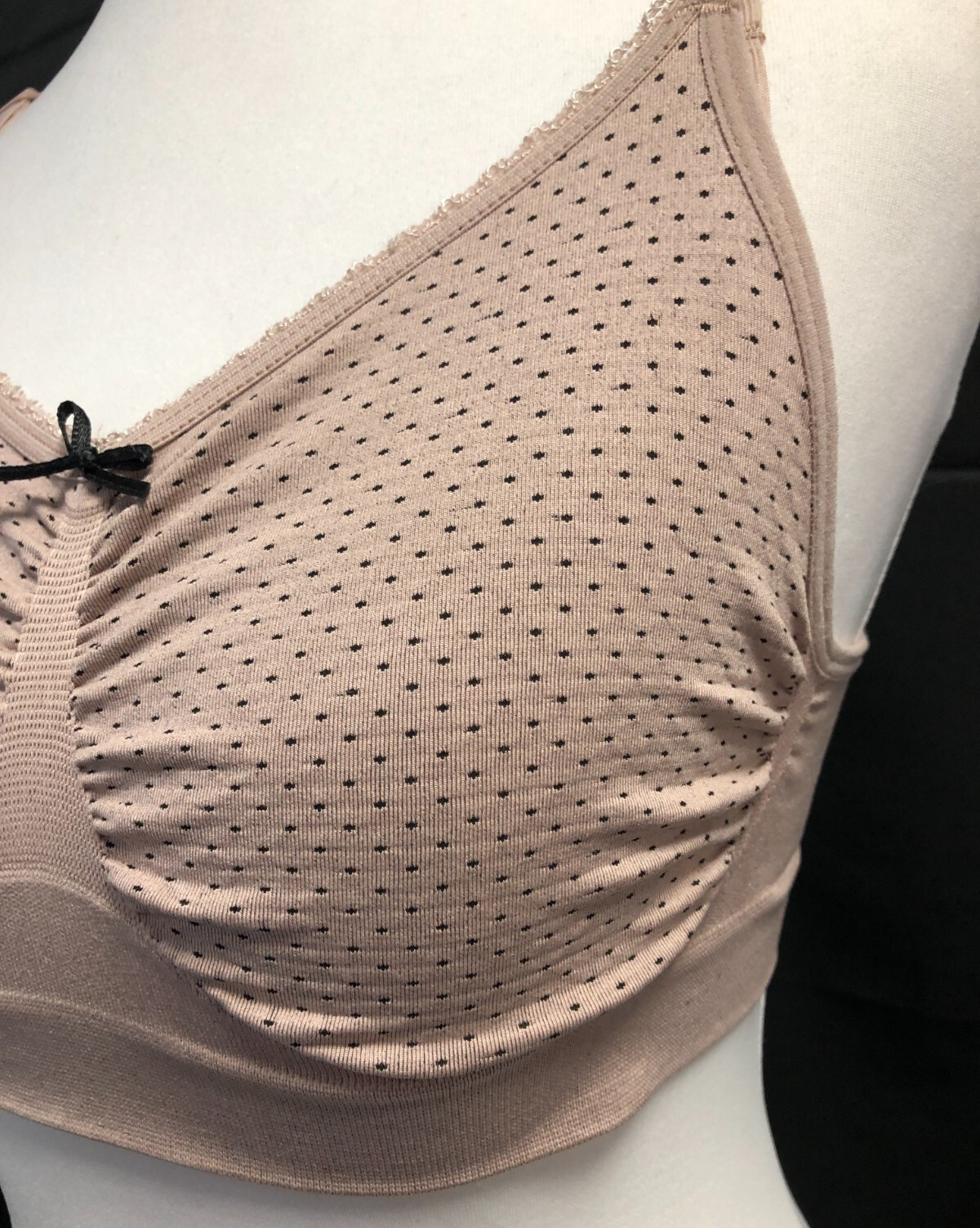 Anita Maternity Bra S Pink Polkadot Non Wired Non Padded BNWT image 2